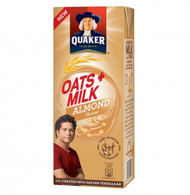 Quaker Oats + Milk Almond Flavour  Tetra Pack  180 millilitre